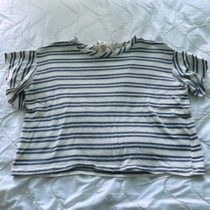 Libby Story striped crop top
